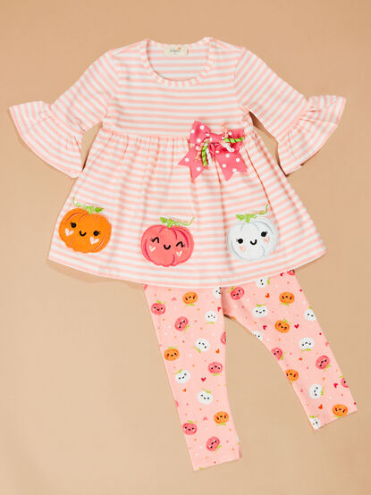 Little Pumpkin Dress and Legging Baby Set - TULLABEE