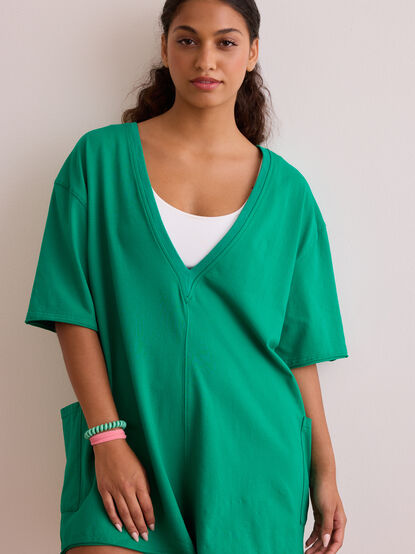 Hang Tough Reversible Tee Romper - TULLABEE