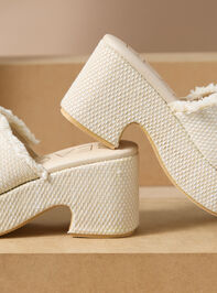 Terry Platform Heel By Matisse Detail 3 - TULLABEE