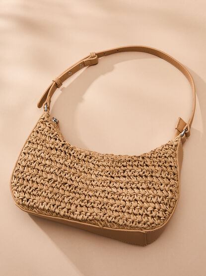 Straw Woven Shoulder Bag - TULLABEE