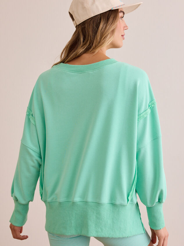 Movement Oversized Sweatshirt Detail 4 - TULLABEE