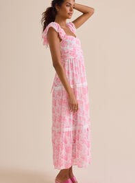 Wren Floral Maxi Dress Detail 3 - TULLABEE