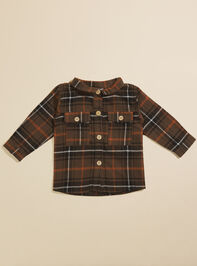 Ed Plaid Toddler Shacket - TULLABEE