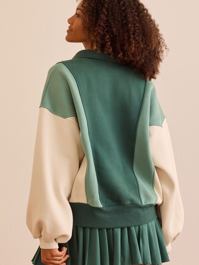 Peak Balloon Sleeve Pullover Detail 7 - TULLABEE
