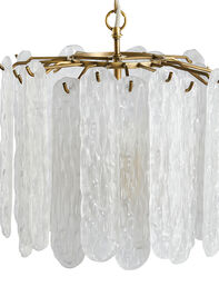 Lila Glass Chandelier - TULLABEE