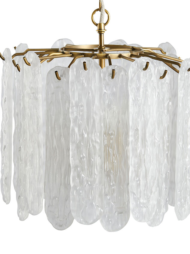 Lila Glass Chandelier - TULLABEE