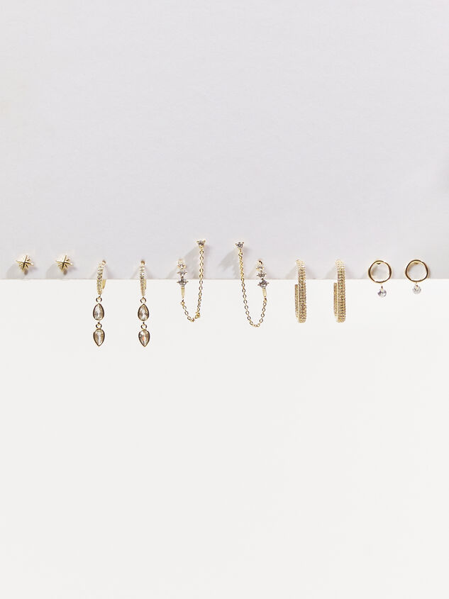 18K Gold Glitz Earring Set - TULLABEE