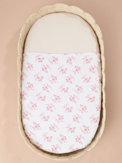 Belle Rosette Dot Swaddle - TULLABEE