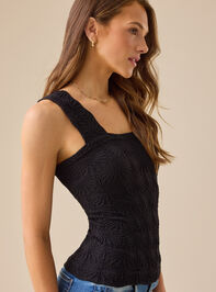 Blaire Seamless Floral Cami Detail 5 - TULLABEE