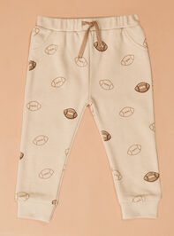 Vintage Football Sweatshirt and Jogger Set by Mud Pie Detail 3 - TULLABEE