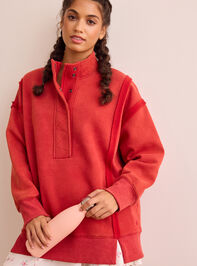 Studio Snap Pieced Pullover Detail 3 - TULLABEE