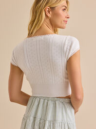 Sidney Pointelle Top Detail 5 - TULLABEE