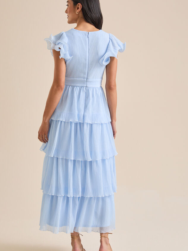 Kelly Tiered Maxi Dress Detail 5 - TULLABEE