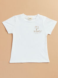 Gone Fishing Graphic Tee Detail 2 - TULLABEE