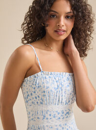 Nina Textured Mini Dress Detail 3 - TULLABEE