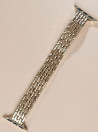 Gold Stretch Link Watchband Detail 2 - TULLABEE