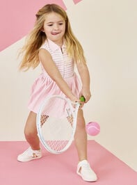 Eva Plaid Polo Dress - TULLABEE