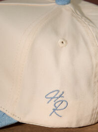 Denim Cowboy Country Club Trucker Hat Detail 3 - TULLABEE