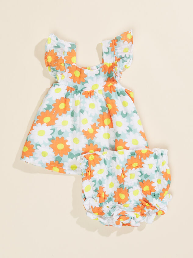 Happy Daisy Dress and Bloomer Set Detail 1 - TULLABEE