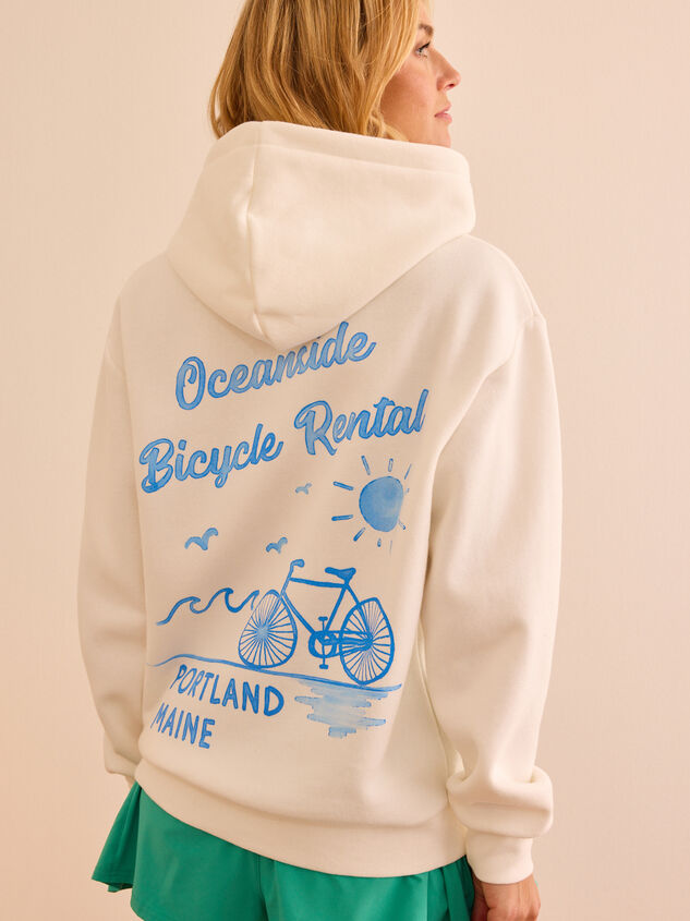 Oceanside Bicycle Rental Hoodie - TULLABEE