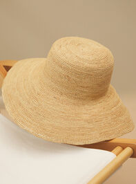 Lack of Color Inca Straw Sunhat Detail 2 - TULLABEE