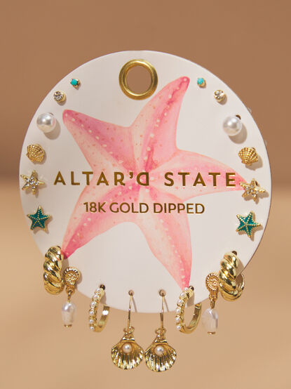 Under The Sea Earring Set - TULLABEE