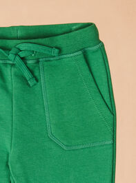 Scott Knit Toddler Joggers Detail 2 - TULLABEE