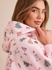 Mistletoe and Mimosas Icon Hoodie Detail 6 - TULLABEE