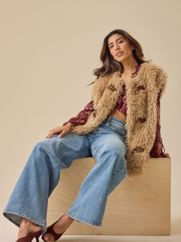 Tatia Faux Fur Vest - TULLABEE