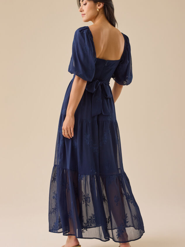 Dani Floral Maxi Dress Detail 4 - TULLABEE