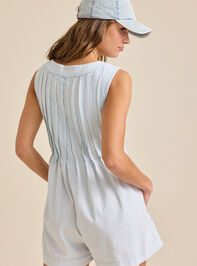 Evie Denim Romper Detail 3 - TULLABEE