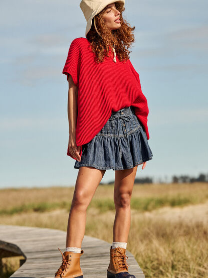 Gracie Pleated Mini Skirt - TULLABEE