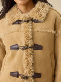 Elsa Faux Suede Jacket Detail 6 - TULLABEE