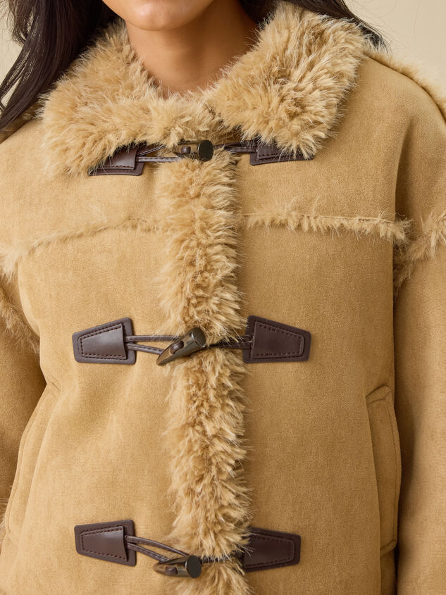 Elsa Faux Suede Jacket Detail 6 - TULLABEE