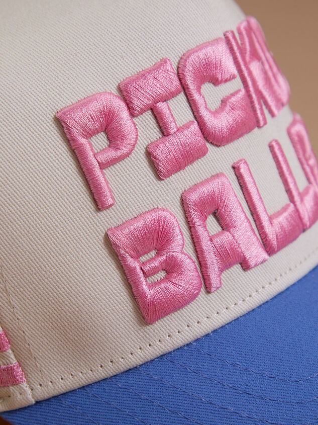 Pickle Baller Trucker Hat Detail 3 - TULLABEE