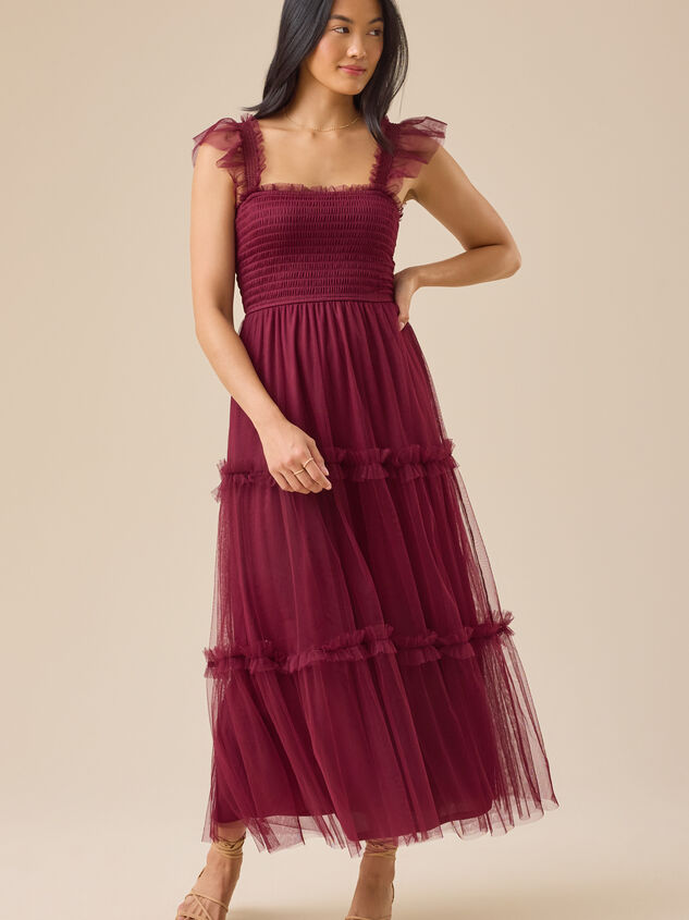 Kenna Tulle Maxi Dress Detail 2 - TULLABEE