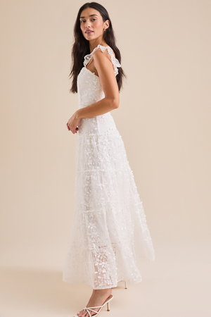 Kallie Lace Tiered Maxi Dress - Altar'd State