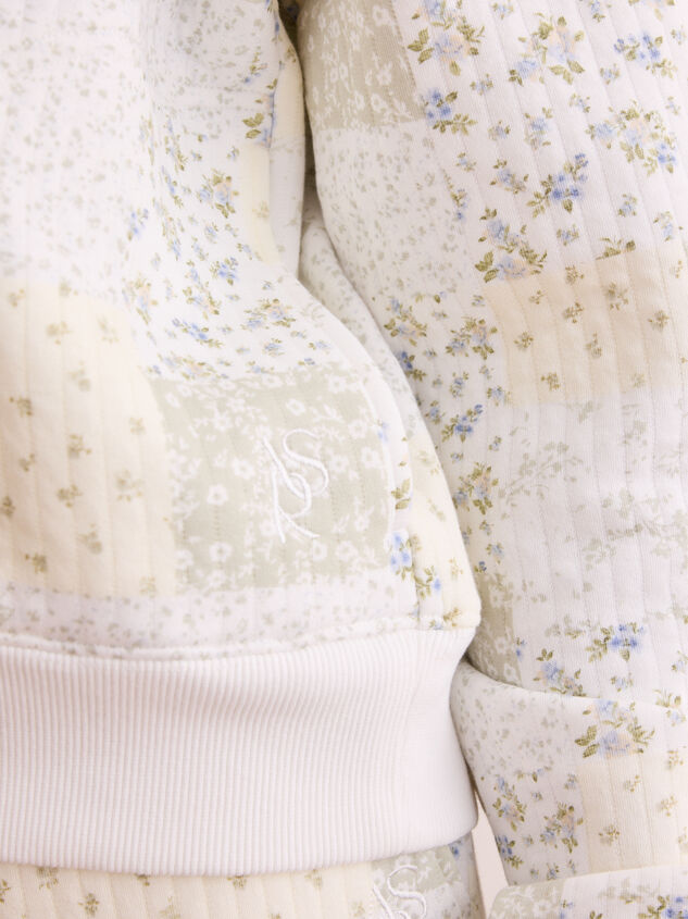 Defy Quilted Patchwork Hoodie Detail 7 - TULLABEE
