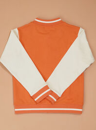 Tyson Toddler Varsity Jacket Detail 4 - TULLABEE