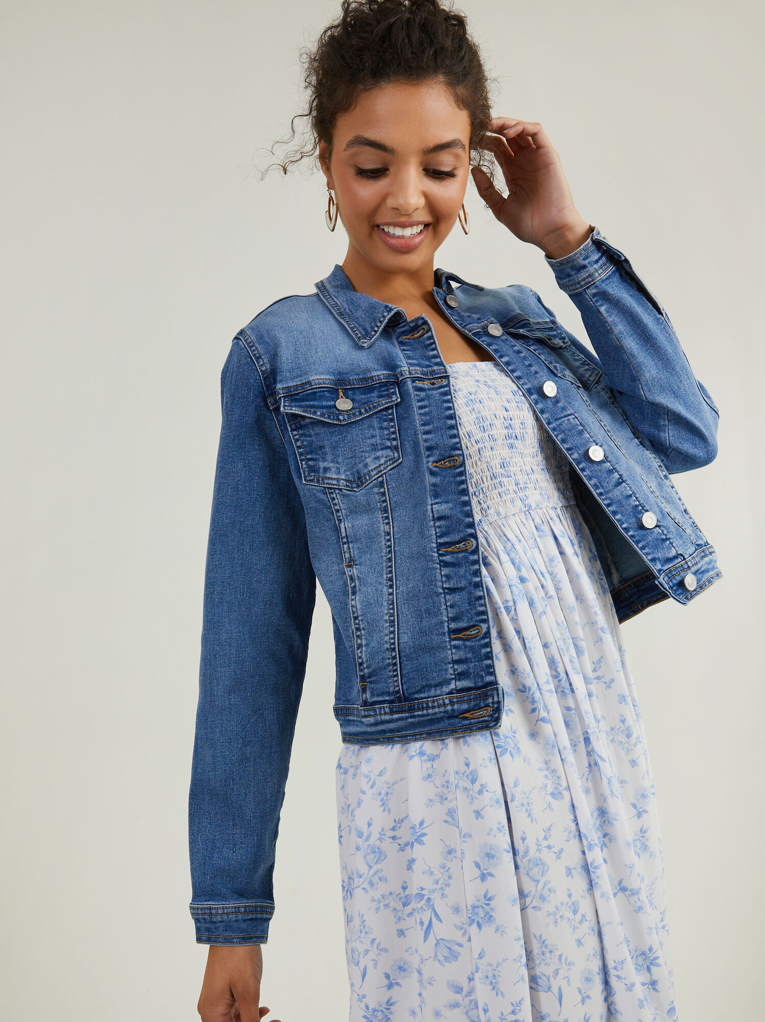 Mama blue sale jean jacket