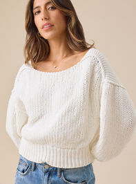 Raylee Boatneck Sweater Detail 2 - TULLABEE