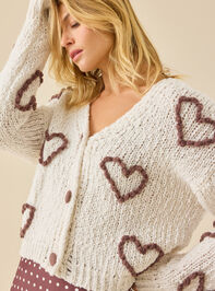 Miller 3D Heart Cardigan - TULLABEE