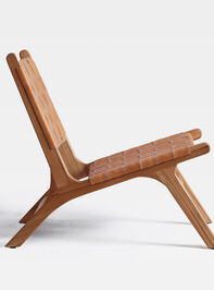 Cala Wood & Leather Chair Detail 4 - TULLABEE