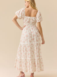 Margaret Floral Maxi Dress Detail 4 - TULLABEE