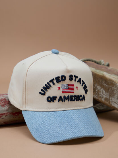 Denim USA Trucker Hat - TULLABEE