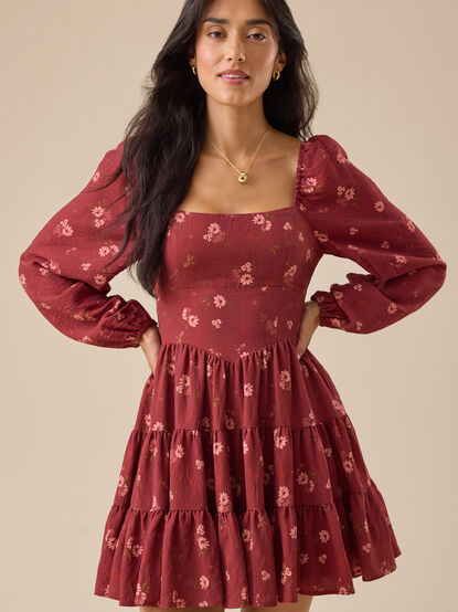 Holly Floral Mini Dress - TULLABEE