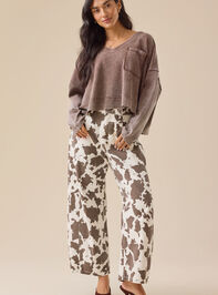 Cassidy Boxy Thermal Top Detail 3 - TULLABEE