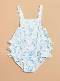 Sierra Floral Ruffle Bodysuit - TULLABEE