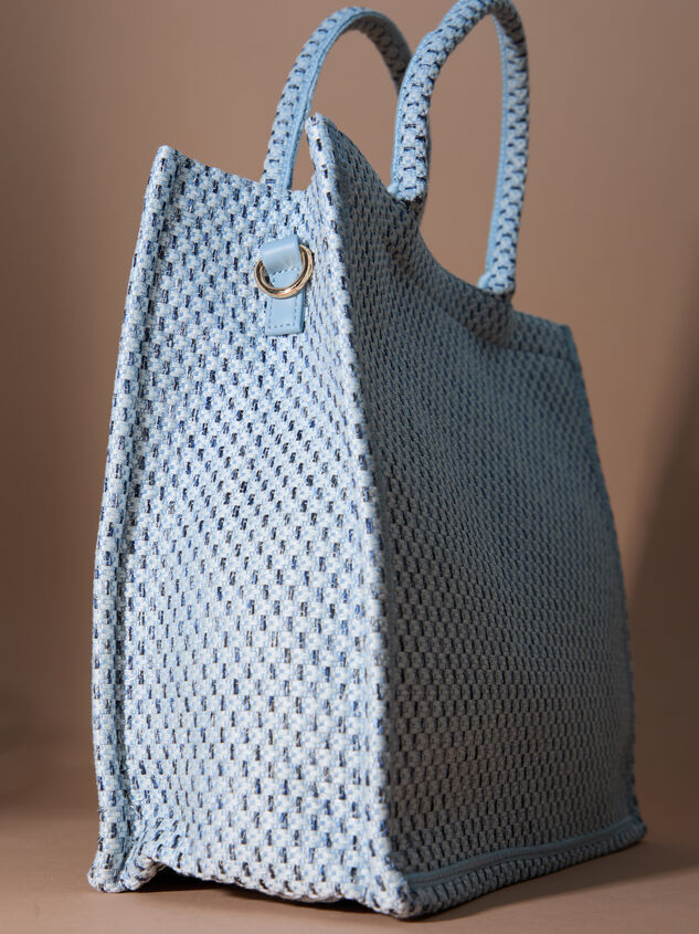 River Bend Woven Tote Bag Detail 5 - TULLABEE