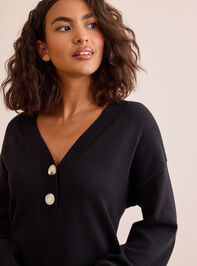 Cabin Cozy Knit Romper Detail 6 - TULLABEE